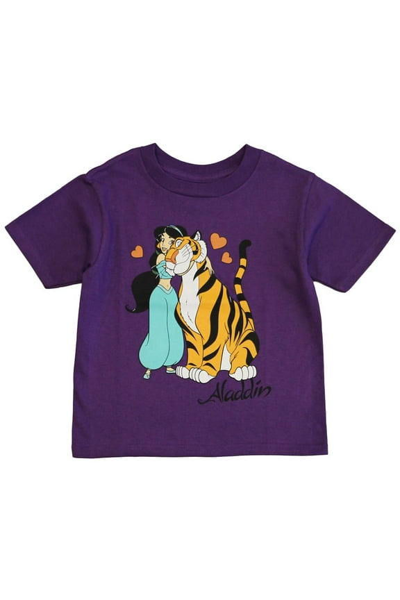 Aladdin Toddler Girls' Jasmine Rajah Hug Tee