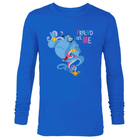 Disney Aladdin You Ain’t Never Have A Friend Like Me - Long Sleeve T-Shirt for Men - Customized-Navy