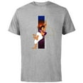 thumbnail image 1 of Disney Aladdin and Abu One Jump Into Adventure T-Shirt - Short Sleeve Cotton T-Shirt for Adults - Customized-Athletic Heather, 1 of 5