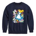 thumbnail image 1 of Disney - Alice In Wonderland - Alice Botanical - Toddler & Youth Crewneck Fleece Sweatshirt, 1 of 5