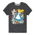 thumbnail image 1 of Disney - Alice In Wonderland - Alice Botanical - Toddler & Youth Short Sleeve Graphic T-Shirt, 1 of 5
