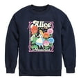 thumbnail image 1 of Disney - Alice In Wonderland - Alice Pastel - Toddler & Youth Crewneck Fleece Sweatshirt, 1 of 5