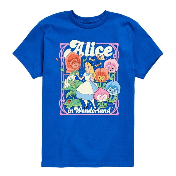 Disney - Alice In Wonderland - Alice Pastel - Toddler & Youth Short Sleeve Graphic T-Shirt