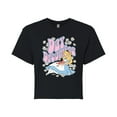 thumbnail image 1 of Disney - Alice In Wonderland - Day Dreaming - Juniors Cropped Cotton Blend T-Shirt, 1 of 5