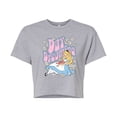 thumbnail image 1 of Disney - Alice In Wonderland - Day Dreaming - Juniors Cropped Cotton Blend T-Shirt, 1 of 5