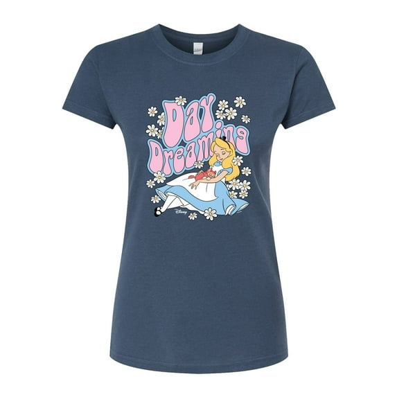Disney - Alice In Wonderland - Day Dreaming - Juniors Fitted Graphic T-Shirt
