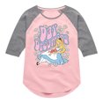 thumbnail image 1 of Disney - Alice In Wonderland - Day Dreaming - Toddler & Youth Girls Raglan Graphic T-Shirt, 1 of 5