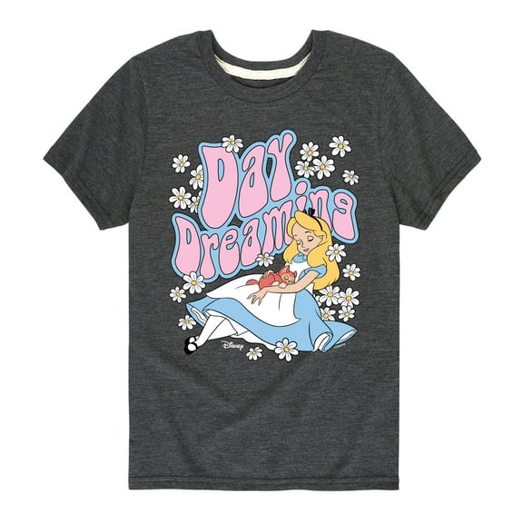 Disney - Alice In Wonderland - Day Dreaming - Toddler & Youth Short Sleeve Graphic T-Shirt