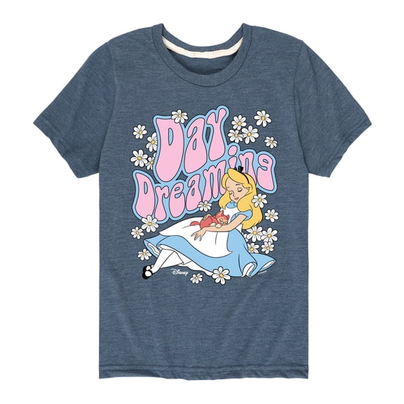 Disney - Alice In Wonderland - Day Dreaming - Toddler & Youth Short Sleeve Graphic T-Shirt
