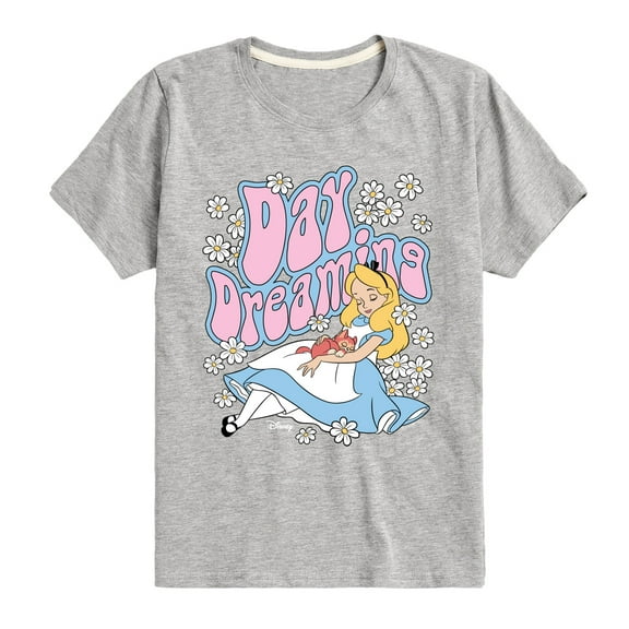 Disney - Alice In Wonderland - Day Dreaming - Toddler & Youth Short Sleeve Graphic T-Shirt