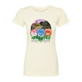 thumbnail image 1 of Disney - Alice In Wonderland - Flower Row - Juniors Fitted Graphic T-Shirt, 1 of 5