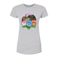 thumbnail image 1 of Disney - Alice In Wonderland - Flower Row - Juniors Fitted Graphic T-Shirt, 1 of 5