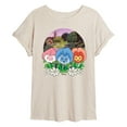 thumbnail image 1 of Disney - Alice In Wonderland - Flower Row - Juniors Ideal Flowy Muscle T-Shirt, 1 of 5