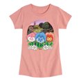 thumbnail image 1 of Disney - Alice In Wonderland - Flower Row - Toddler & Youth Girls Short Sleeve Graphic T-Shirt, 1 of 5