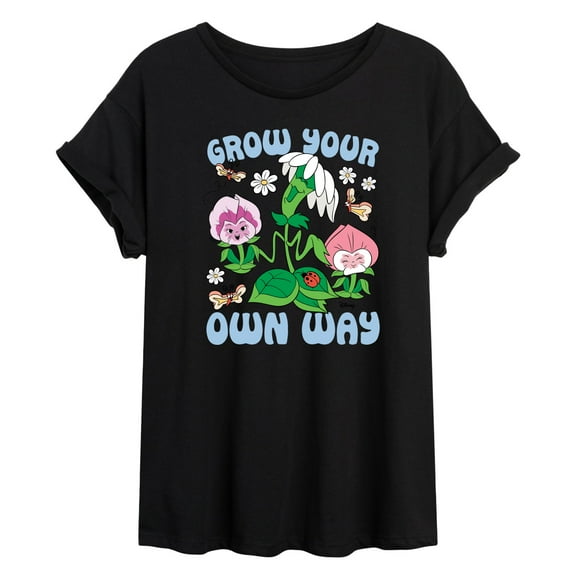 Disney - Alice In Wonderland - Grow Your Own Way - Juniors Ideal Flowy Muscle T-Shirt