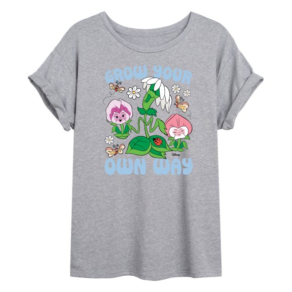 Disney - Alice In Wonderland - Grow Your Own Way - Juniors Ideal Flowy Muscle T-Shirt