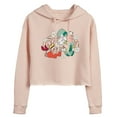 thumbnail image 1 of Disney - Alice In Wonderland - Hatter And Hare Daisy - Juniors Cropped Pullover Hoodie, 1 of 5