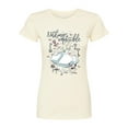 thumbnail image 1 of Disney - Alice In Wonderland - Nothings Impossible - Juniors Fitted Graphic T-Shirt, 1 of 5