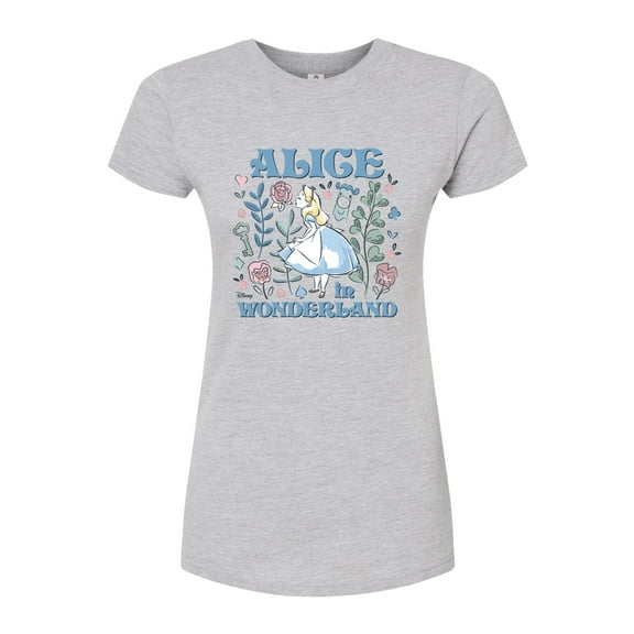 Disney - Alice In Wonderland - Pastel Alice - Juniors Fitted Graphic T-Shirt