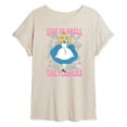 thumbnail image 1 of Disney - Alice In Wonderland - Stop To Smell Flowers - Juniors Ideal Flowy Muscle T-Shirt, 1 of 5