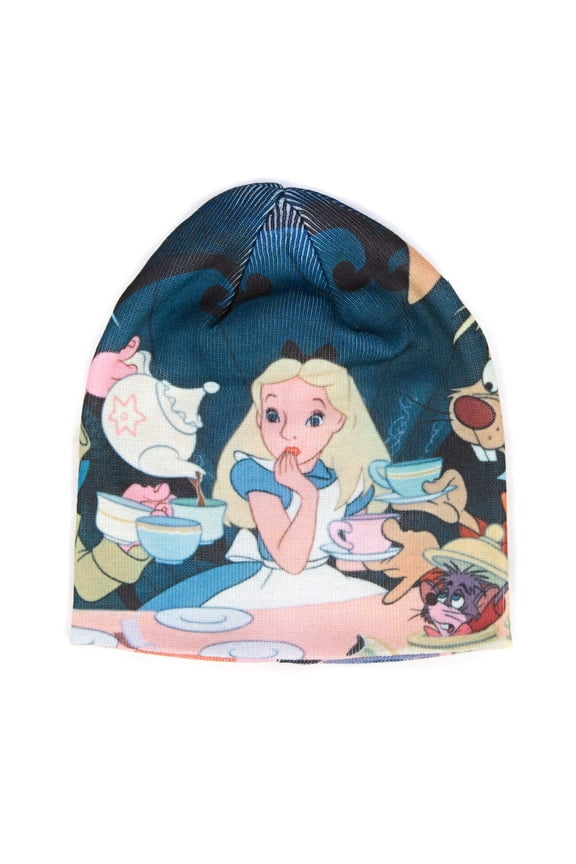 Disney Alice In Wonderland Sublimation Slouch Beanie Hat