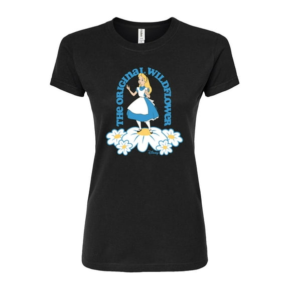 Disney - Alice In Wonderland - The Original Wildflower - Juniors Fitted Graphic T-Shirt