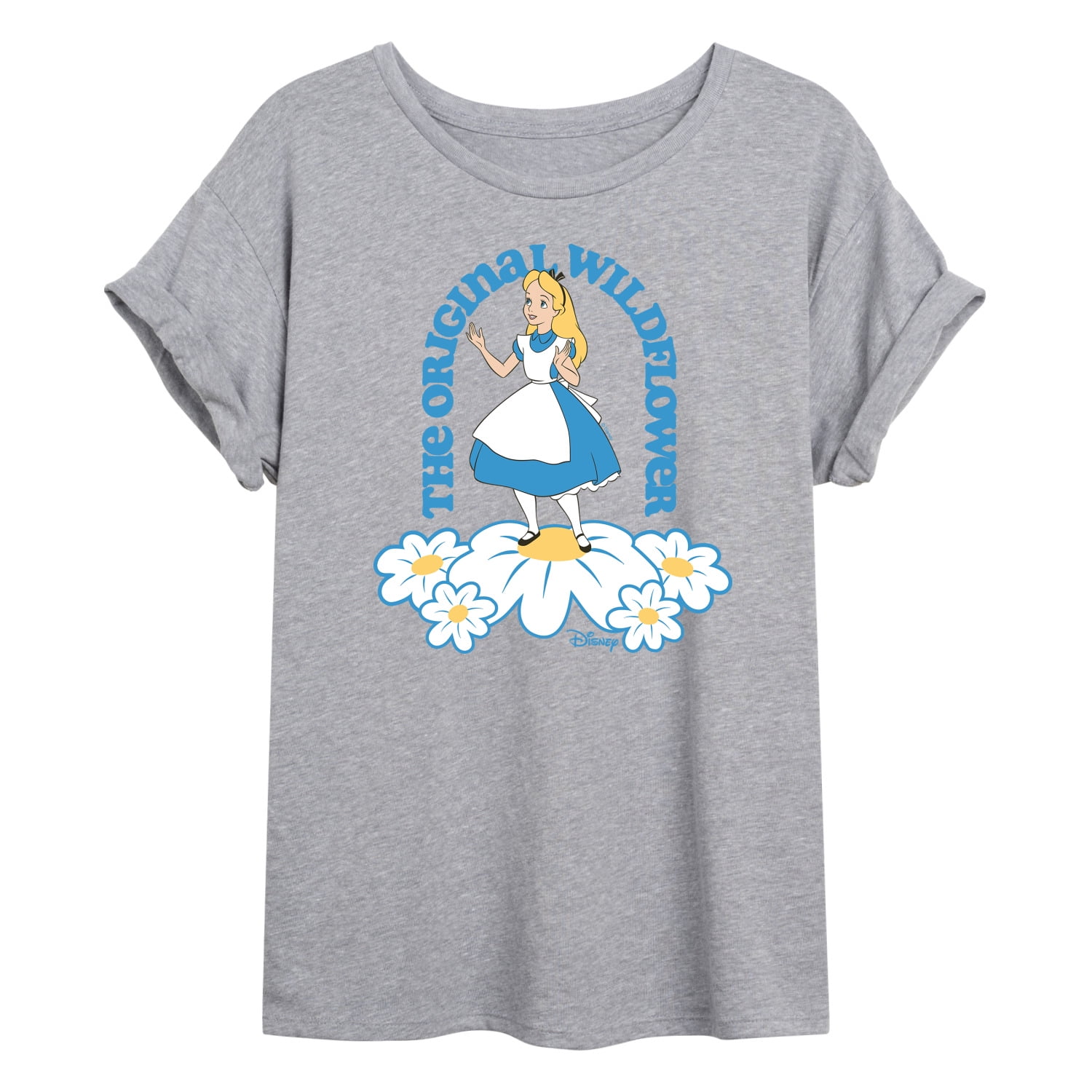226044 Flowy Tunic with Drawstring: Wildflower Patchwork main image 1