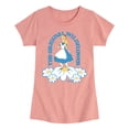 thumbnail image 1 of Disney - Alice In Wonderland - The Original Wildflower - Toddler & Youth Girls Short Sleeve Graphic T-Shirt, 1 of 5