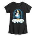 thumbnail image 1 of Disney - Alice In Wonderland - The Original Wildflower - Toddler & Youth Girls Short Sleeve Graphic T-Shirt, 1 of 5