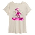 thumbnail image 1 of Disney - Alice In Wonderland - Were All A Little Weird - Juniors Ideal Flowy Muscle T-Shirt, 1 of 5