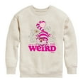 thumbnail image 1 of Disney - Alice In Wonderland - Were All A Little Weird - Toddler & Youth Crewneck Fleece Sweatshirt, 1 of 5