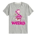 thumbnail image 1 of Disney - Alice In Wonderland - Were All A Little Weird - Toddler & Youth Short Sleeve Graphic T-Shirt, 1 of 5