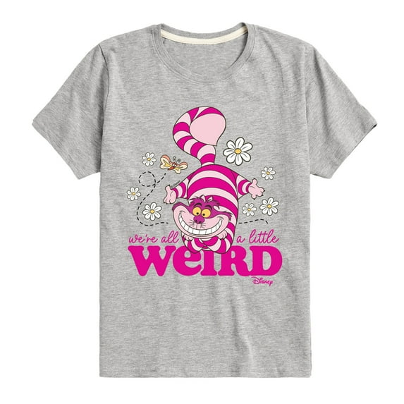 Disney - Alice In Wonderland - Were All A Little Weird - Toddler & Youth Short Sleeve Graphic T-Shirt