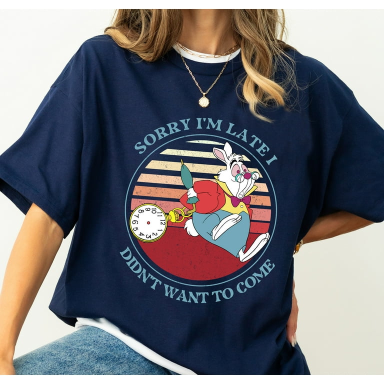 Alice In Wonderland White Rabbit T-Shirt Gift Alice In Wonderland White Rabbit T-Shirt Gift
