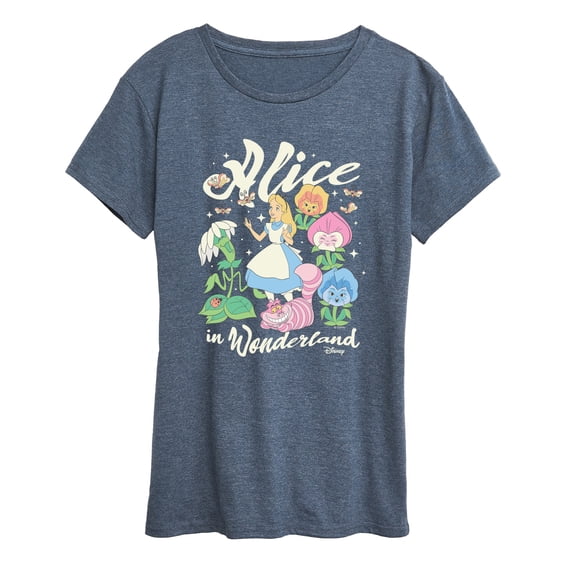 Disney - Alice In Wonderland - Women's Short Sleeve Graphic T-Shirt
