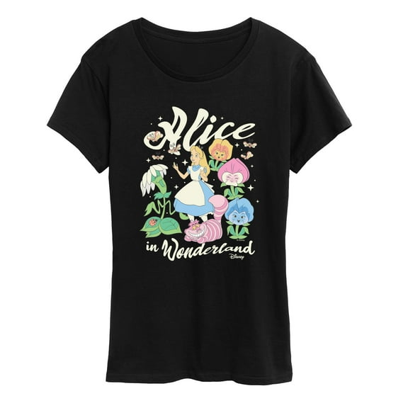 Disney - Alice In Wonderland - Women's Short Sleeve Graphic T-Shirt