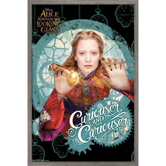 Disney Alice Through the Looking Glass - Alice Wall Poster, 22.375" x 34", Framed