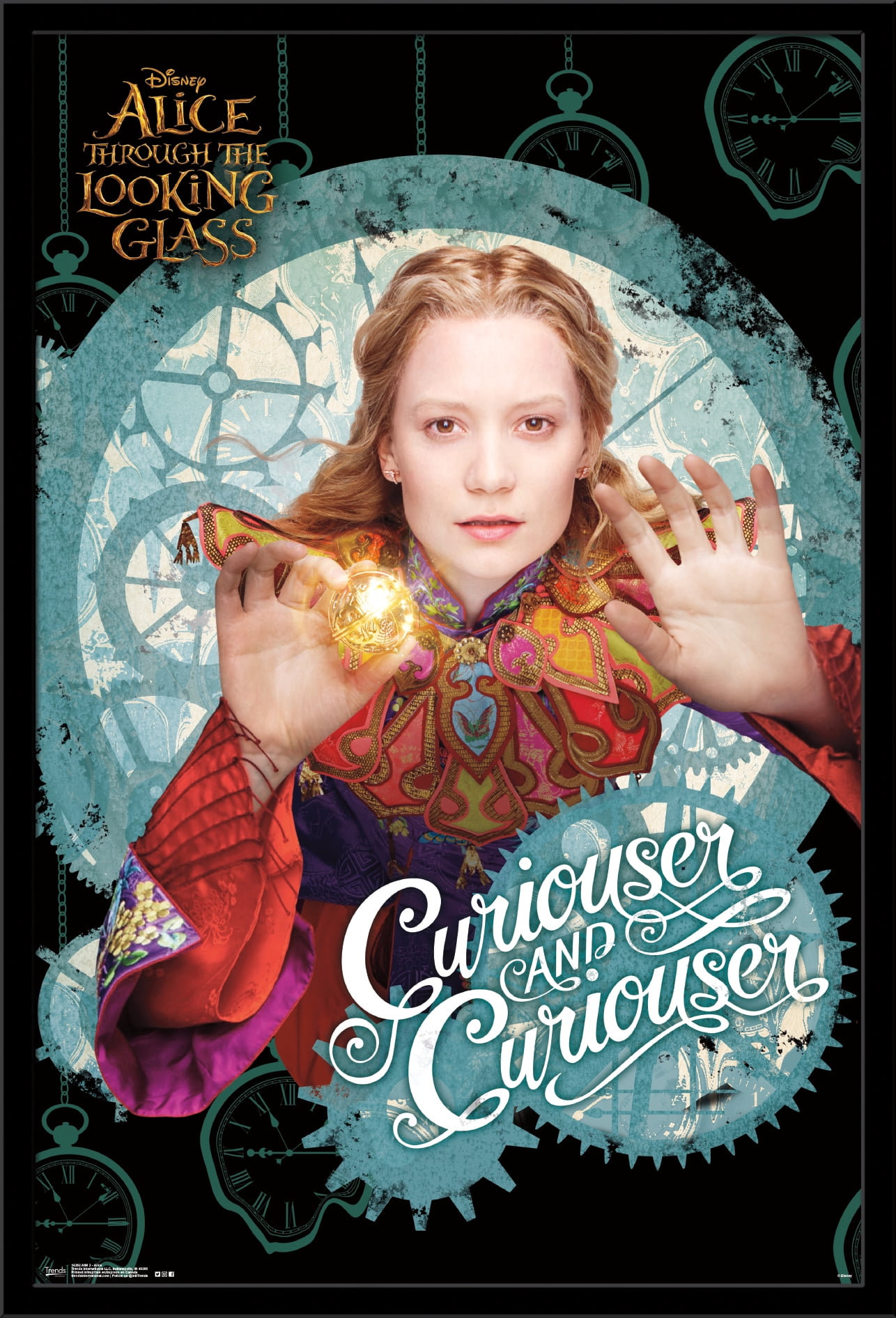 Disney Alice Through the Looking Glass - Alice Wall Poster, 22.375" x 34", Framed