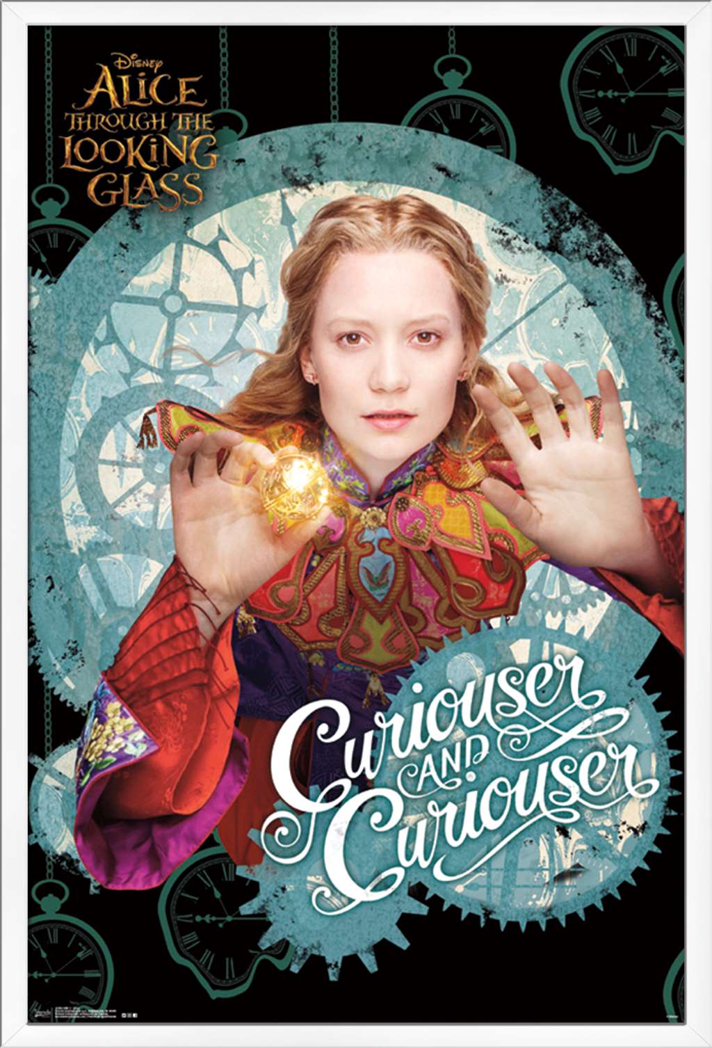 Disney Alice Through the Looking Glass - Alice Wall Poster, 22.375" x 34", Framed