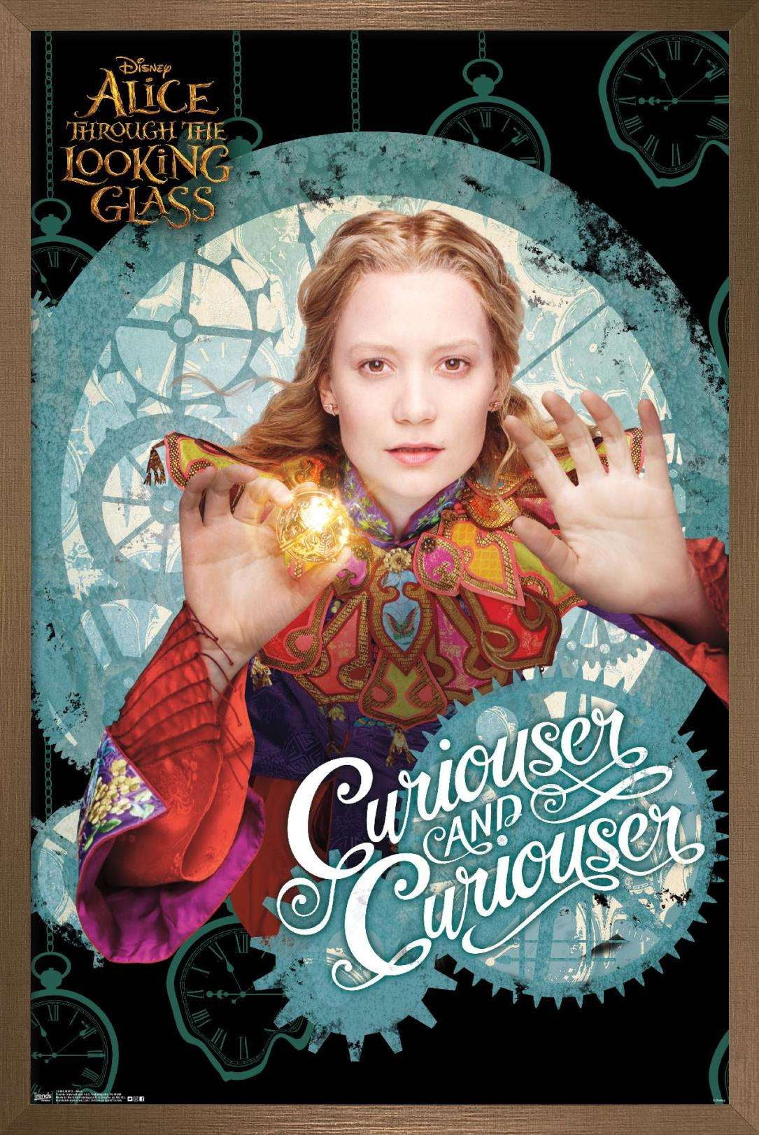 Disney Alice Through the Looking Glass - Alice Wall Poster, 22.375" x 34", Framed
