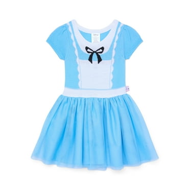 Disney Alice in Wonderland Toddler Girl Cosplay Dress, Sizes 12M-5T