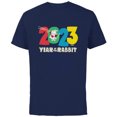 thumbnail image 1 of Disney Alice in Wonderland 2023 Year of the White Rabbit - Short Sleeve Cotton T-Shirt for Adults - Customized-Navy, 1 of 5
