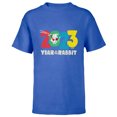 thumbnail image 1 of Disney Alice in Wonderland 2023 Year of the White Rabbit - Short Sleeve T-Shirt for Kids - Customized-Royal, 1 of 5