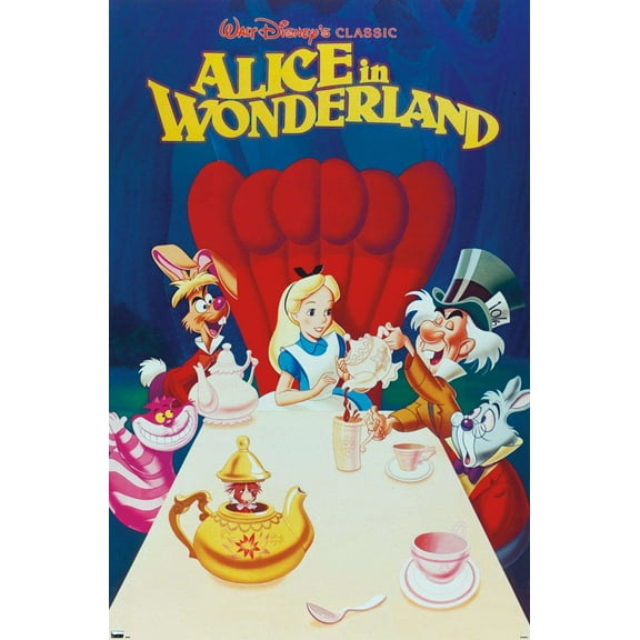 Disney Alice in Wonderland - 70th Anniversary Wall Poster, 22.375" x 34"