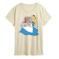 thumbnail image 1 of Alice in Wonderland - Alice and Dinah - Women's Short Sleeve Graphic T-Shirt, 1 of 5