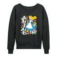 thumbnail image 1 of Disney - Alice in Wonderland - Alice Botanical - Women's Lightweight French Terry Long Sleeve Shirt, 1 of 5