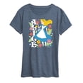 thumbnail image 1 of Disney - Alice in Wonderland - Alice Botanical - Women's Short Sleeve Graphic T-Shirt, 1 of 5
