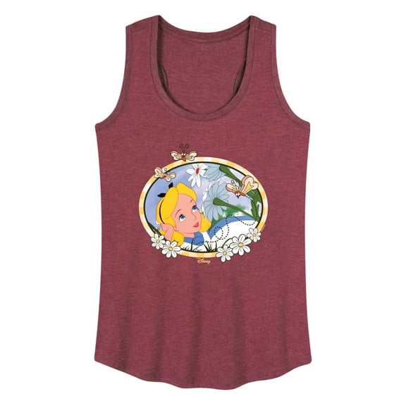 Disney - Alice in Wonderland - Alice Daisies - Women's Racerback Tank Top