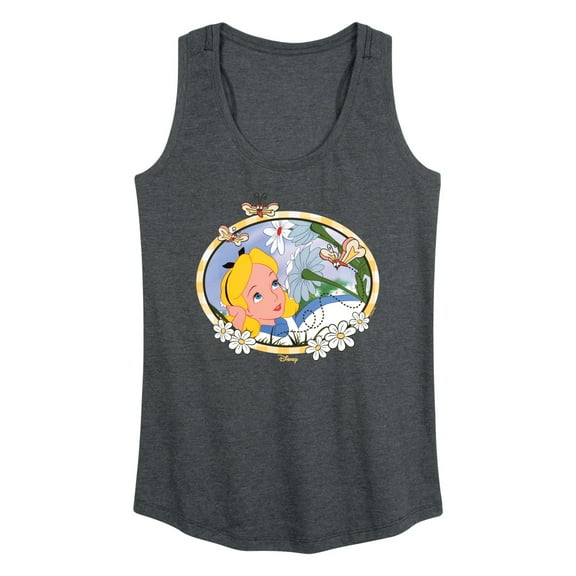 Disney - Alice in Wonderland - Alice Daisies - Women's Racerback Tank Top