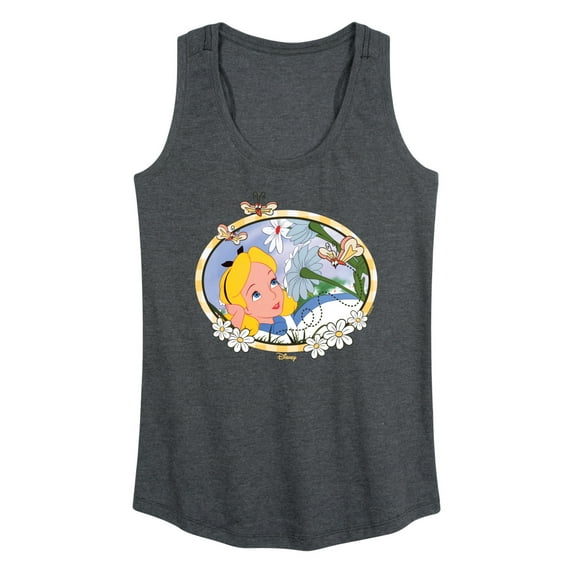 Disney - Alice in Wonderland - Alice Daisies - Women's Racerback Tank Top